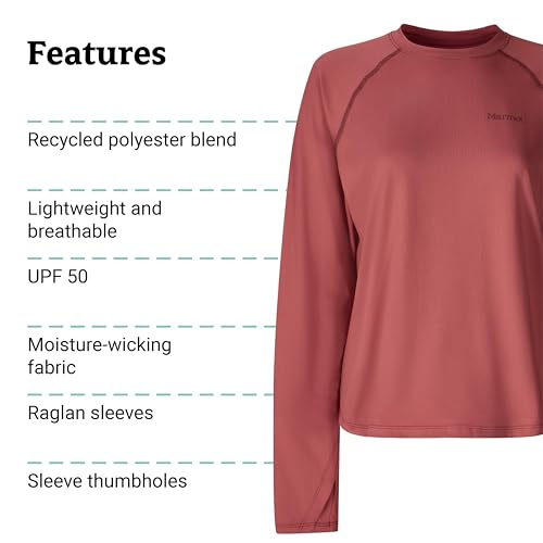 Image of MARMOT Women's Windridge Moisture Wicking, Breathable, UPF 50 Long Sleeve Shirt