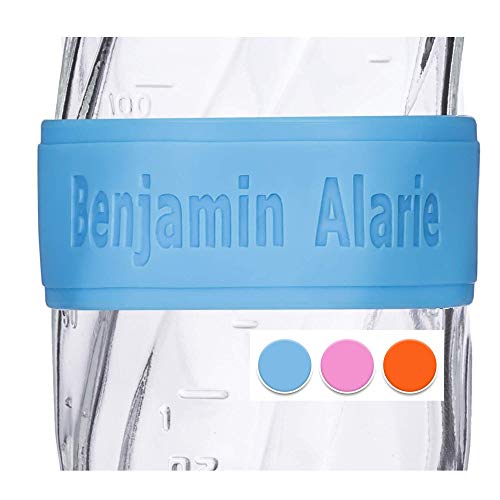 Review Of Custom Baby Bottle Labels for Daycare Blue Pink or Orange 4 Pack Sippy Cup Labels Personal...