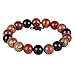 Meditation Prayer Beads Wrist Bracelet Mala Wooden Beaded Bracelet Bangle for Men and Women Elastic 12mm
