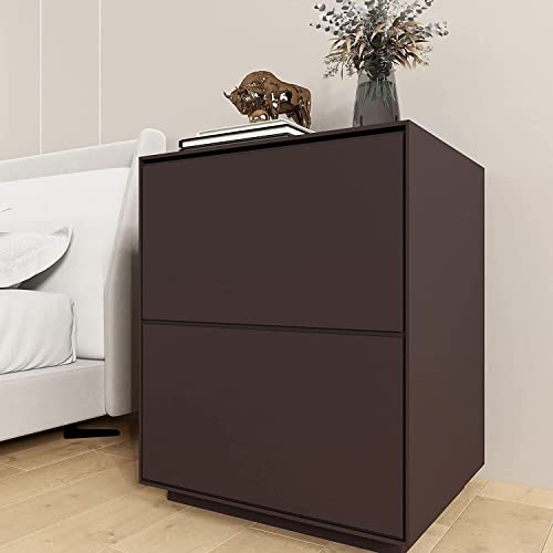 Image of Matte Solid Wallpaper | Decorative for Cabinets Countertops Kitchen,Shelves | Self Adhesive | Film Peel and Stick | Waterproof | Removable | Easy to Cut & Use | 16 X 72 Inch | Dark Brown