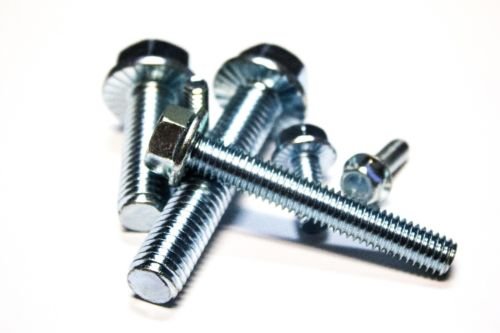 (750) 1/4"-20x1-3/4 Hex Head Serrated Flange Bolt - Grade 5 - Zinc