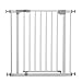 Hauck Treppenschutzgitter / Türschutzgitter Open N Stop, für Breiten 75 - 80 cm, ohne Bohren, Einhändiges Öffnen, Beidseitig Schwenkbar, Metall, Weiß