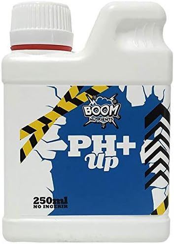 Boom Nutrients | Aumentador de pH Up para Cultivos | pH+ Boom (250ml)