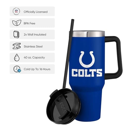 Image of FOCO NFL unisex-adult NFL Team Logo Insulated Travel Mug 40oz XL Tumbler