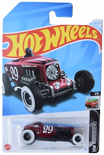 Hot Wheels Max Steel HW Roadsters 1/5 rojo 19/250 miniatura 1