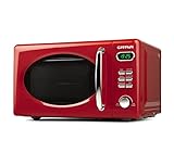 Potencia en entrada: 1150 W G3 Ferrari G1015502 - Horno microondas combinado «Sapormio Vintage», digital, rojo