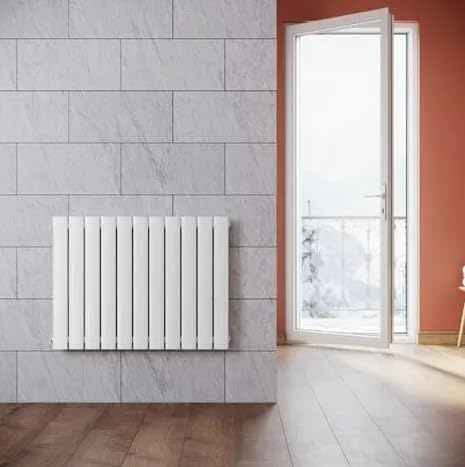 Radiador de Aluminio FERROLI Modelo EUROPA 800C – 10 Elementos | Alta Emisión Térmica, 800 mm, Eficiencia Energética, Conexión Estándar 1” | Calefacción por Agua, Blanco RAL 9010