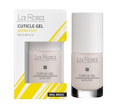 LaRosa CUTICLE GEL - Gel dissolvant pour cuticules, rapide et sans trempage - 10 ml