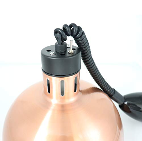 Food Heat Lamp Food Warmer Lamp With 250W Lamp 60-180cm Length Buffet Food Heat Preservation Chandelier 290mm Lampshade - Thumbnail 5