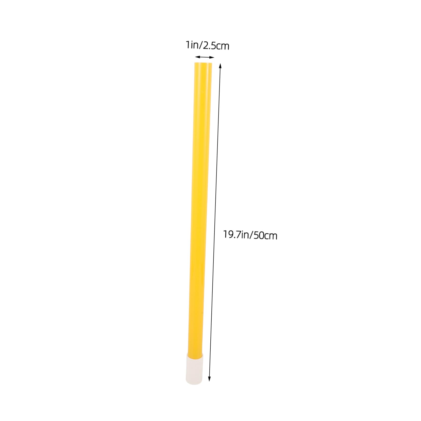 KOMBIUDA Replacement Hurdle Extension Stick for High Jump Plastic Pole Part Training Equipment