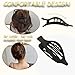 Flat Claw Clips for Women, Large Duckbill French Hair Clips, 6 Pack Non-Slip Matte Hair Accessories for Thick & Thin Hair