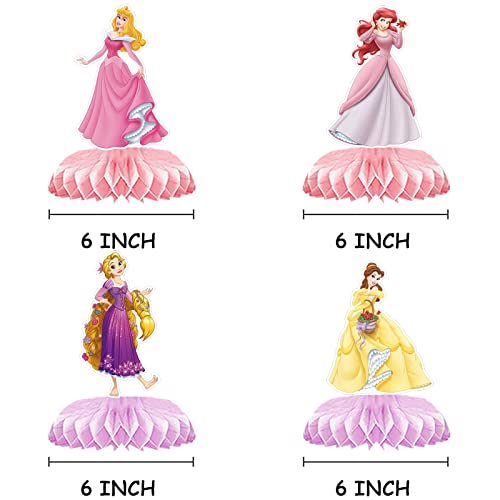Ou Guan 9Pack Disne Princess Party Honeycomb Centerpiece Table Decorations Disne Princess Theme Birthday Party Supplies #TOP3
