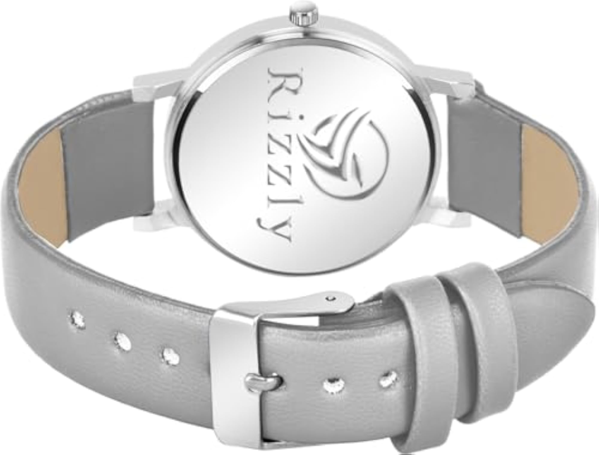 Girls Grey Linear Designed Designer Analog Wrist Watch