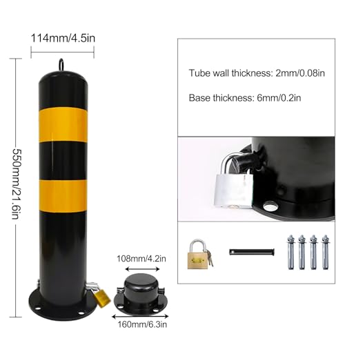 Poteau de sécurité en acier haute résistance durable pour barrages - 8