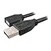 Comprehensive USB2-AMF-25PROAP Pro AV/IT Active Plenum USB A Male to A Female Cable - USB for Webcam, Printer, Whiteboard - 25 ft - 1 x Type A Male USB - 1 x Type A Female USB - Shielding - Matte Black