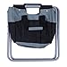 Okuyonic Sgabello a Doppio Uso, Sedia da Giardinaggio in Acciaio + Tessuto Oxford 600D, Sgabello Porta Attrezzi con Borsa, Visione di Eventi Sportivi per la Pesca per Picnic in(Gray-Black)