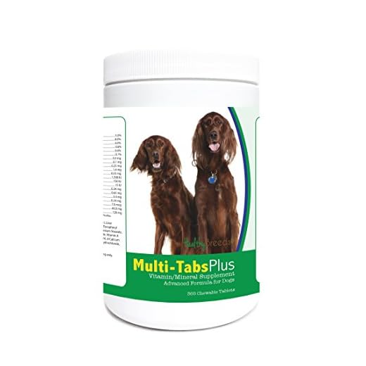Healthy Breeds Irish Setter Multi-Tabs Plus Chewable Tablets 365 Count
