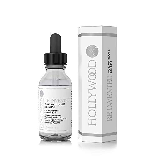 Sérum antidote anti-âge réinventé - Rétinol 2.5% - Avide hyaluronique 11% - Vitamine C 20% - Soin anti-âge pour la peau - Antiride - Pour une peau radieuse, jeune et ferme. 60ml
