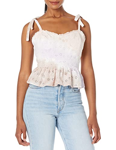 Débardeur corset affinant à œillets Lucky Brand tie dye lilas XXL