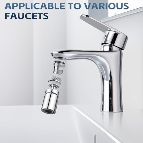 20er Pack Wasserhahn Adapter Set Wasserhahnadapter mit Dichtungen Messing Gewindeadapter für für Wasserfilter, WasserhahnLuftsprudler WasserhahnSieb, Adapter für Gartenschlauch Spülb