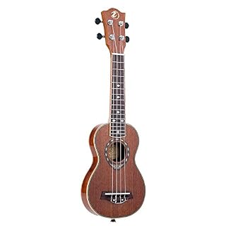 Btuty Ukulélé Soprano 21 pouces Soprano Ukelele 42mm Ukulélé Cadeau Slim Design - Les Beatles, Paul McCartney, John Lennon, RIngo Starr, George Harrison