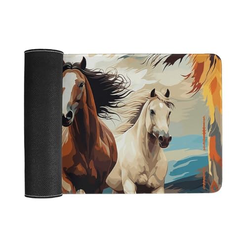 Horses Desk Pad Grande Protector de Escritorio miniatura 3
