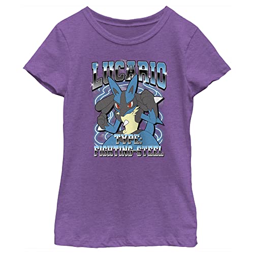 Pokemon Lucario is He Girls Short Sleeve Tee Shirt