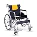 FEE-ZC Fauteuil Roulant Pliant réglable léger, Conduite médicale, Landau pour Personnes âgées en Fauteuil Roulant, Vieille Moto, Voyage pour handicapés