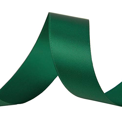 Vatin 1 Inch Double Faced Polyester Satin Ribbon Forest Green - 25 Yard Spool, Perfect For Wedding, Wreath, Baby Shower,Packing And Other Projects. #TOP5