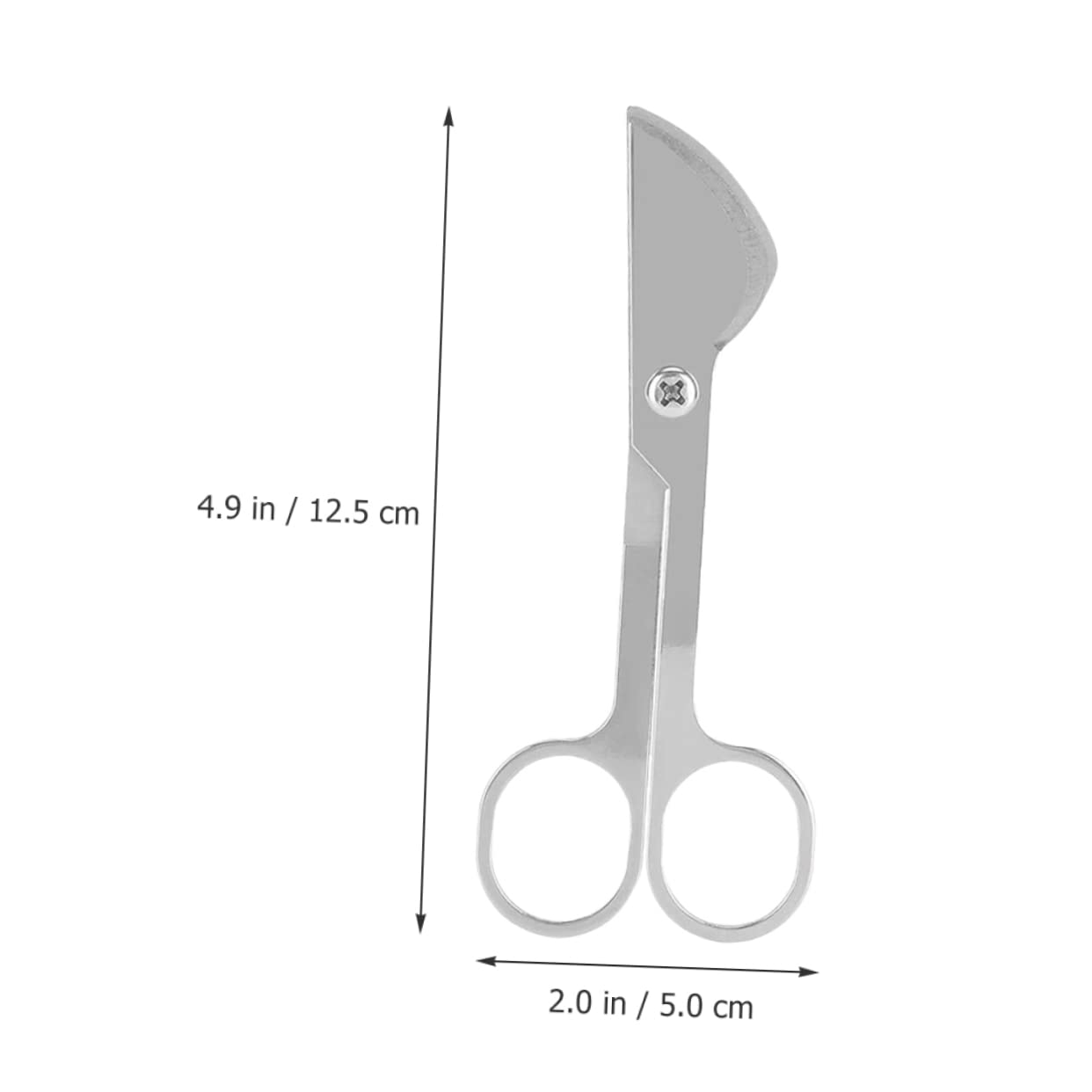 NUOBESTY 5pezzi Cesoie Acciaio Inossidabile Per Utensile Pratico Per La Riproduzione Del Bestiame Ergonomico e Design Semplice Per Per Taglio Tubo Pz