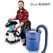 Dust Right Dust Separator + 36” Flex-Form Hose - Cyclone Dust Collector Separates Sawdust, Wood Chips, Debris, and More – 10-Gallon Translucent Bucket - Dust Collectors for Woodworking for Shop Vacs
