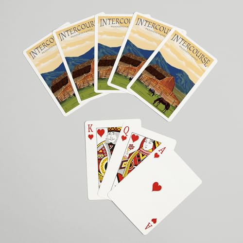 Naipes para adultos tamaño póker, 52 cartas miniatura 7