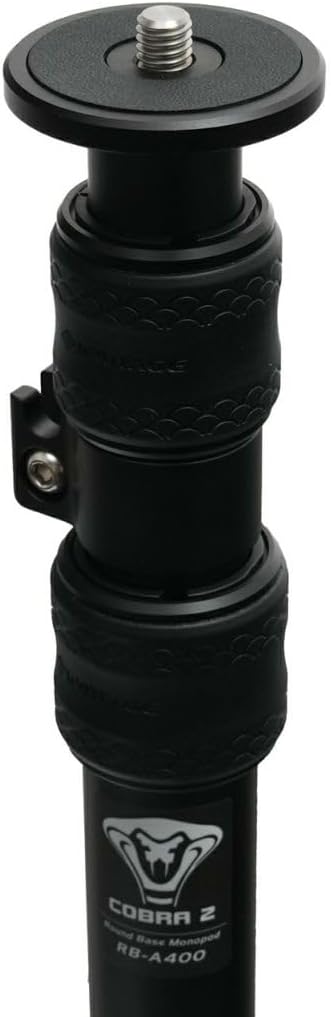 IFOOTAGE Round Base Monopod COBRA2 RB-A400 Round Base Space Saving Large Light 828781
