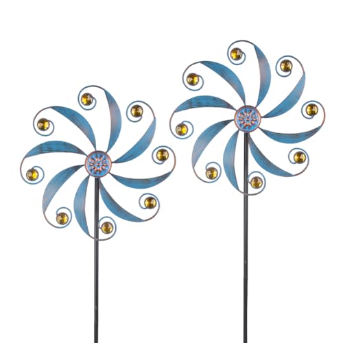 Stargarden 2Pack Wind Spinner, Outdoor Wind Sculptures