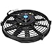 A-Team Performance - 150051 Electric Car Radiator Cooling Fan Transmission - Auto Cooler High Performance 850 CFM 12V Reversible Flat 10 Blades Black 10 Inches