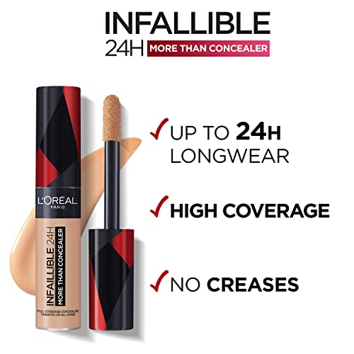 Image of L'Oreal Paris Infallible Full Wear More Than Concealer - 338 Warm Dore, 10ml