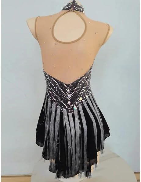 Women's Professional Figure Skating Dress Adults Handmade Ice Roller Skate Clothing Girls' Art Gymnastics Leotards