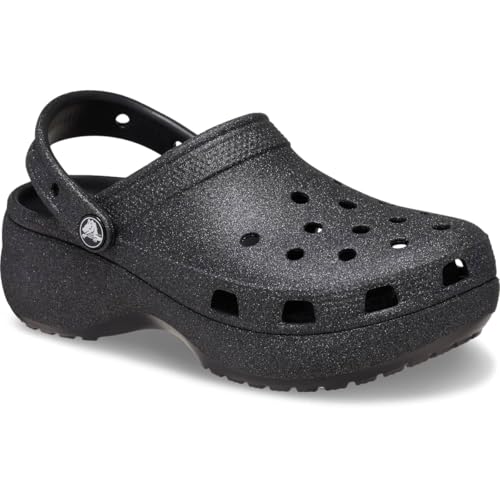 Image of Crocs Women's Classic Platform Glitter Clog
