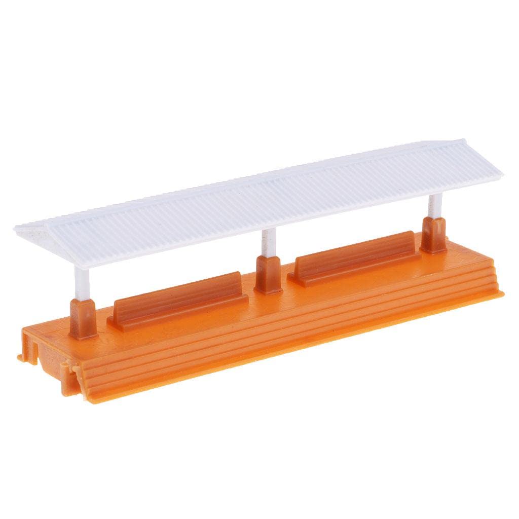 STYLEHEAVEN Ho Train Platform Architectural Model Building Kit Railway Railroad Scenery-image-34