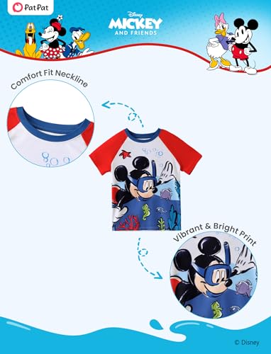 Image of Disney Marvel Spiderman Cars Boy Swimsuit Rash Guard Shirts & Swim Trunk Boys Swim Set Mickey Summer Bathing Suit 2-13 Years