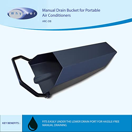 Whynter Arc-Db Portable Air Conditioner Manual Drain Bucket, Black #TOP4