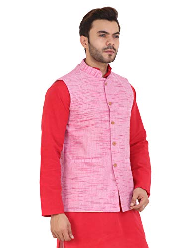 Image of LATEST CHIKAN Men's Textured Nehru Jacket