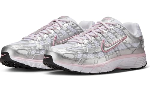 Nike P-6000 Women's Shoes (White/Elemental Pink/Black/Metallic Silver)2