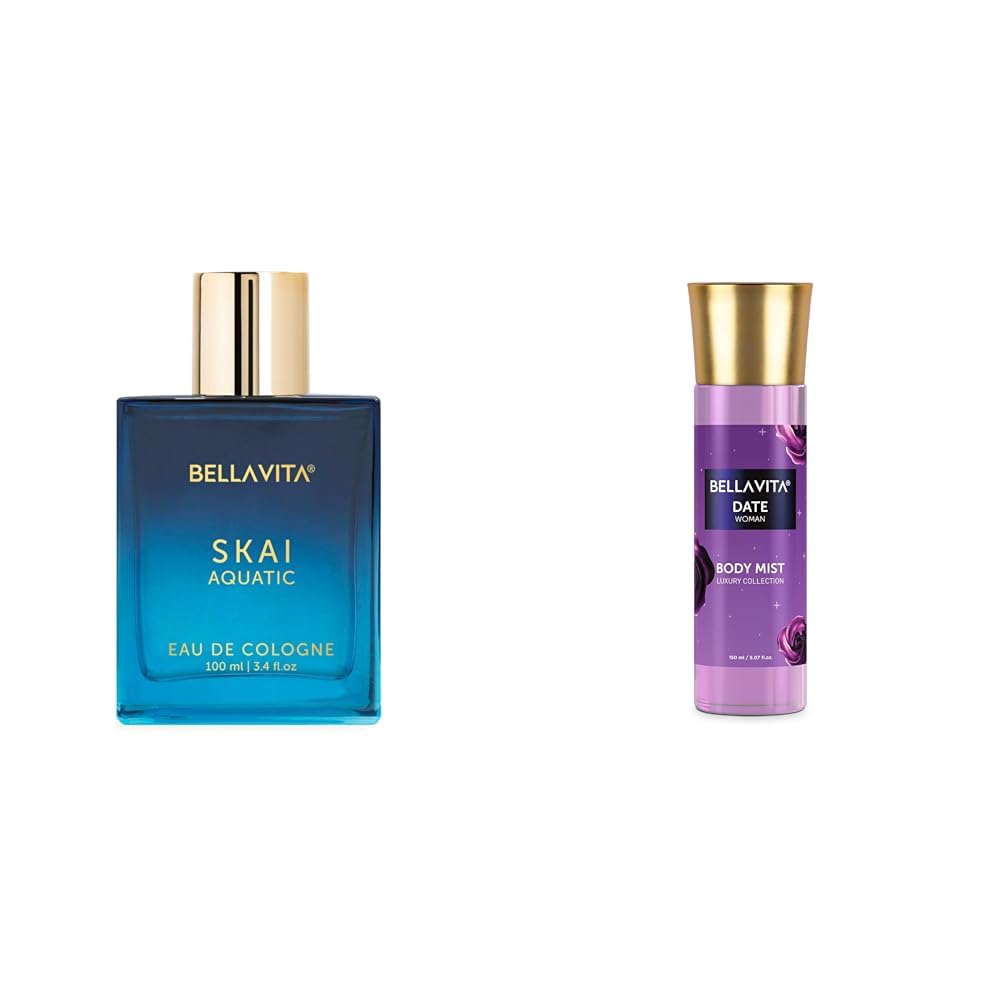 Bella Vita Luxury Skai Aquatic Unisex Eau De Cologne Date Women Body Spray Mist Perfume For Refreshing Floral & Vanilla Long Lasting Fragrance With Pink Pepper And Red Fruits 150 Ml-picture-15