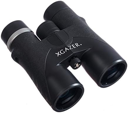 Xgazer OpticsHD 10X42 Professional Binoculars - High Power Travel, Hunting, Fishing, Safari, Bird Watching Binoculars - Long Range, Eye-Relief Binoculars w/Neck Strap, Cleaning Cloth & Carrying Case