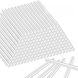 200 Pack Mini Hot Glue Sticks, Clear Hot Glue Sticks, 4 Inch and 8 mm Diameter High Viscosity All-Purpose Glue Stick for DIY Art, Craft General Repairs, Festival Home Decoration