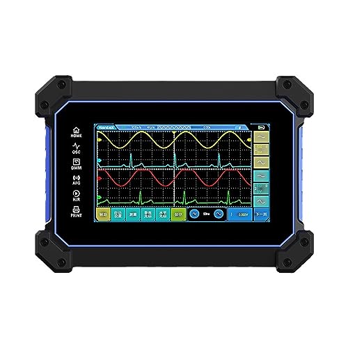 Digital Oscilloscope, Multi-Function Full Touch Screen Tablet Digital Oscilloscope TO1112 TO1112C TO1112D 8M Storage 110MHz Ultra-Thin Fuselage for The Maintenance and R&D Education Industry(TO1112)
