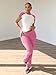 Nimsruc 2 Piece Outfits for Women Casual Sweat Sets Comfy Short Sleeve Matching Tracksuits Pink M