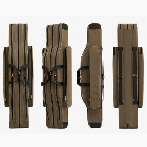 Étui pour canne à pêche imperméable en toile et sac de moulinet