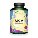 MSM Integratore | 365 capsule | 2000 mg Metilsulfonilmetano per dose | Zolfo Organico puro al 99,9% | Salute delle Articolazioni, Unghie e Capelli | Vegan | Vegavero®